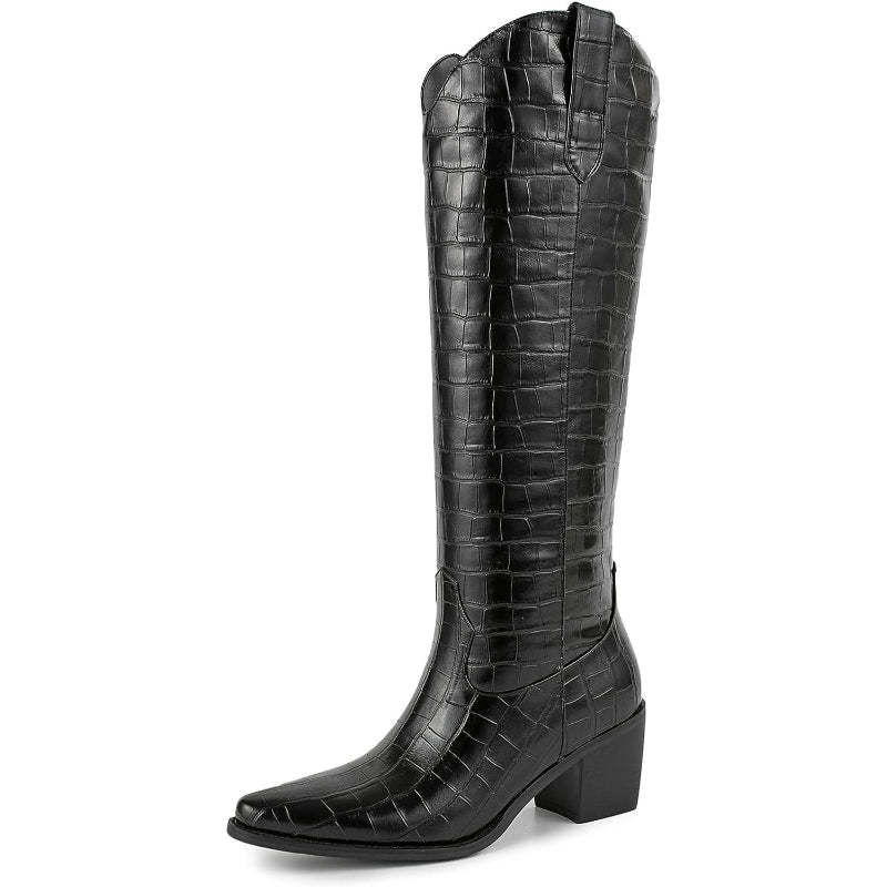 Elegant Tall Boots With Zip