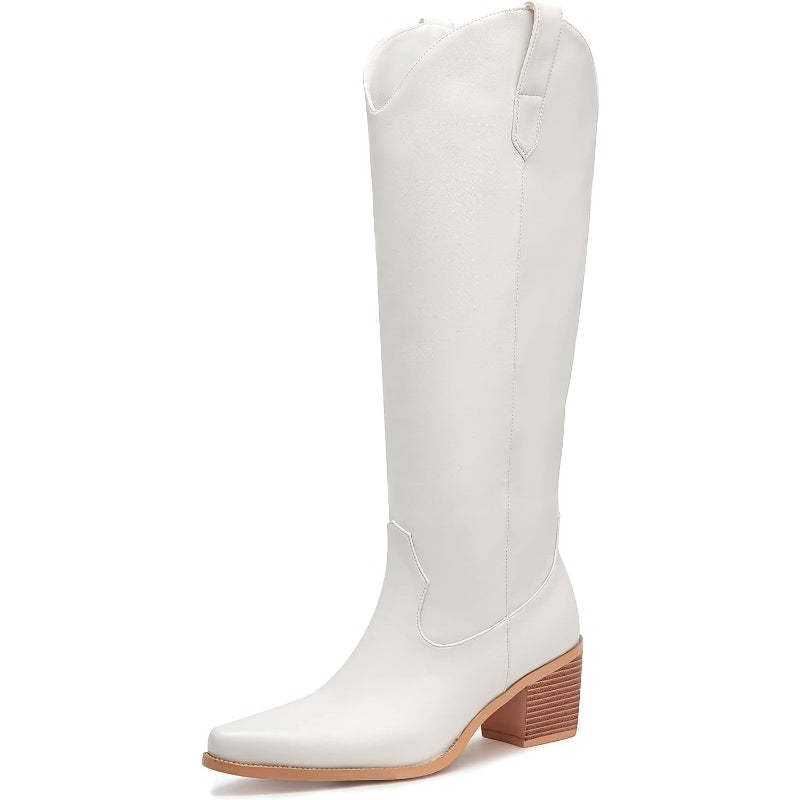 Elegant Tall Boots With Zip