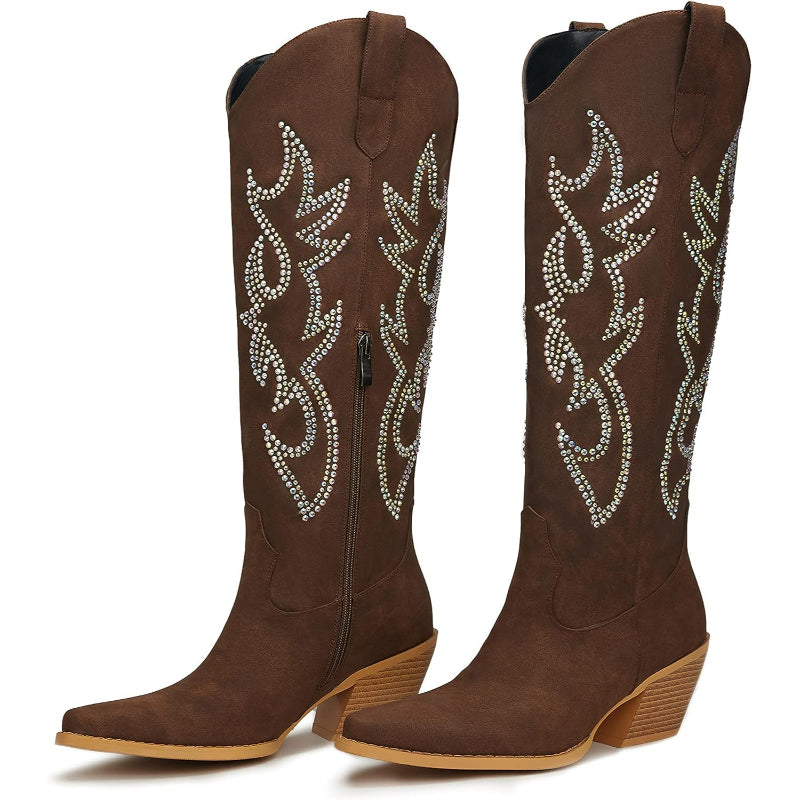 Elegant Tall Boots With Zip