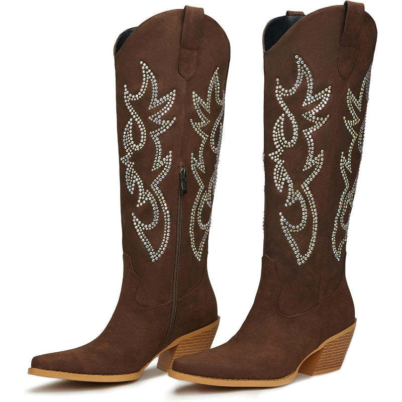 Elegant Tall Boots With Zip