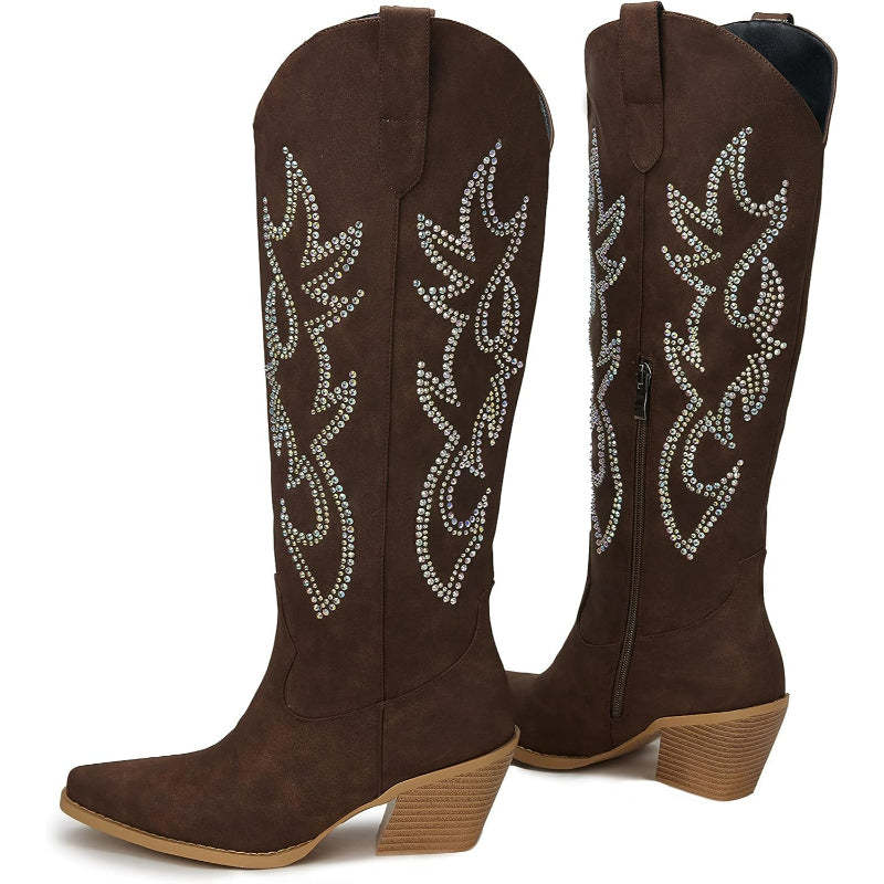 Elegant Tall Boots With Zip