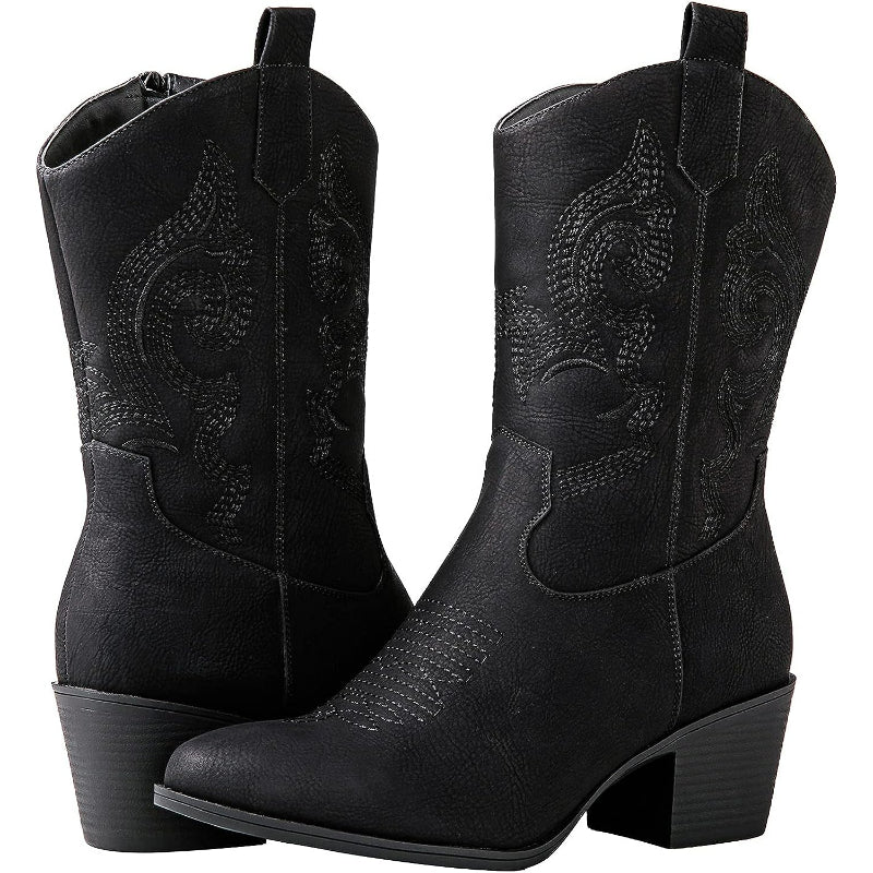 Embroidery Artwork Printed Boots