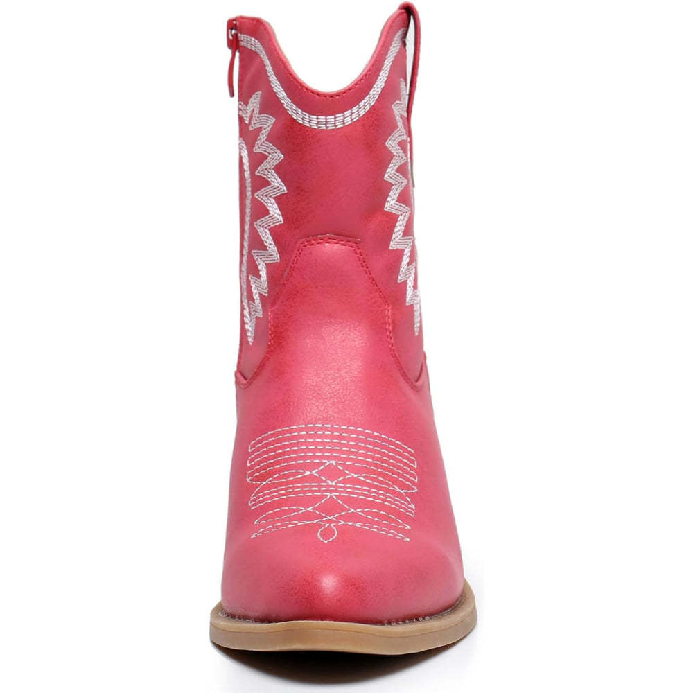 Embroidery Print Patterned Boots