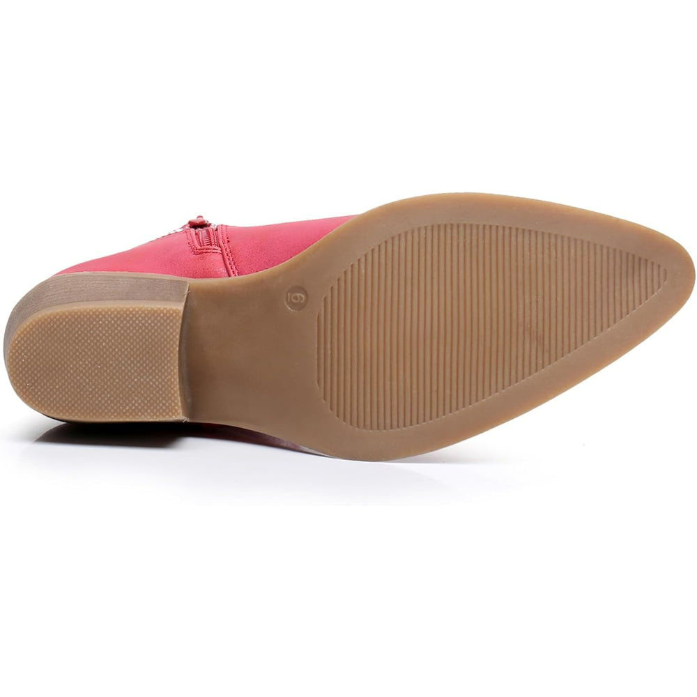 Embroidery Print Patterned Boots