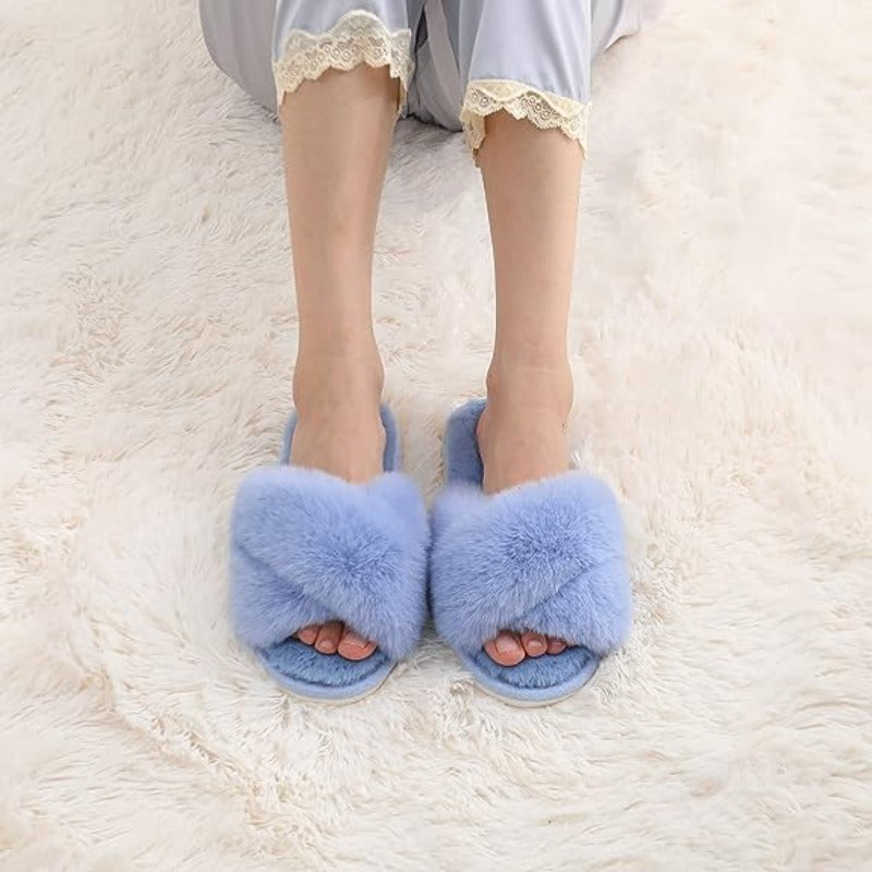 Fluffy Comfy Light Weight Sliders