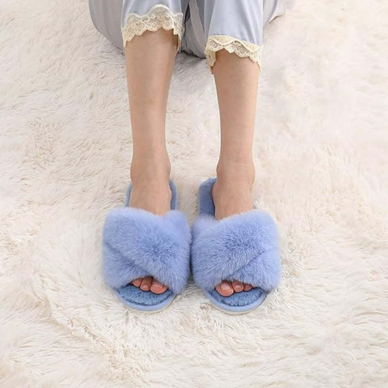 Fluffy Comfy Light Weight Sliders