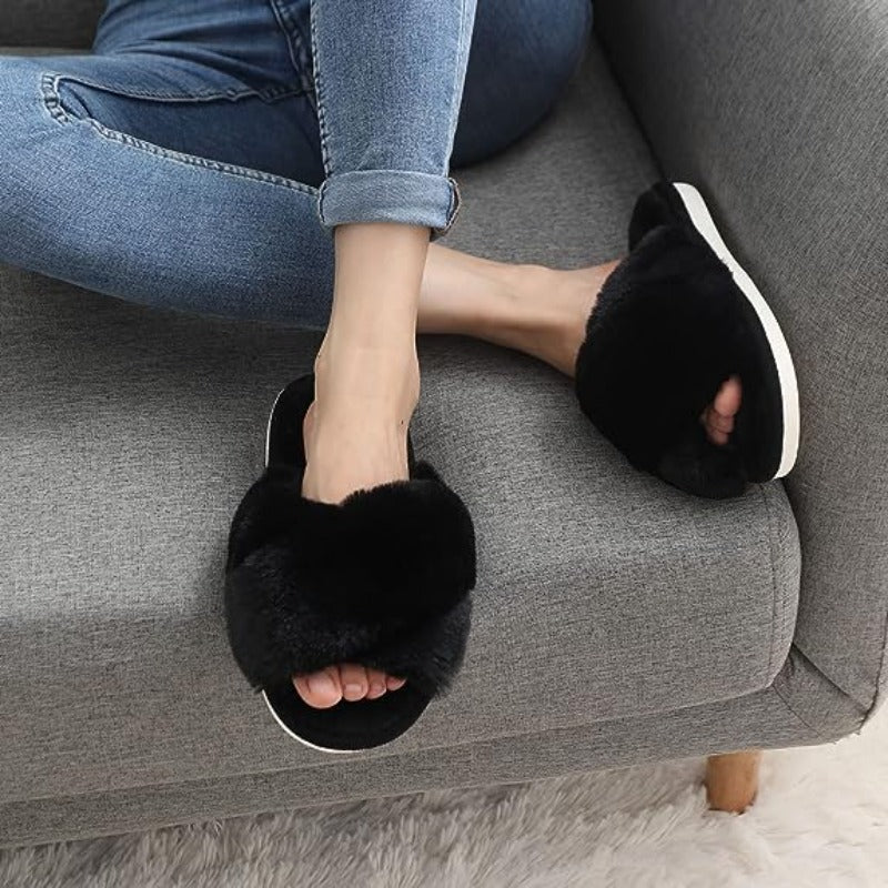 Fluffy Comfy Light Weight Sliders