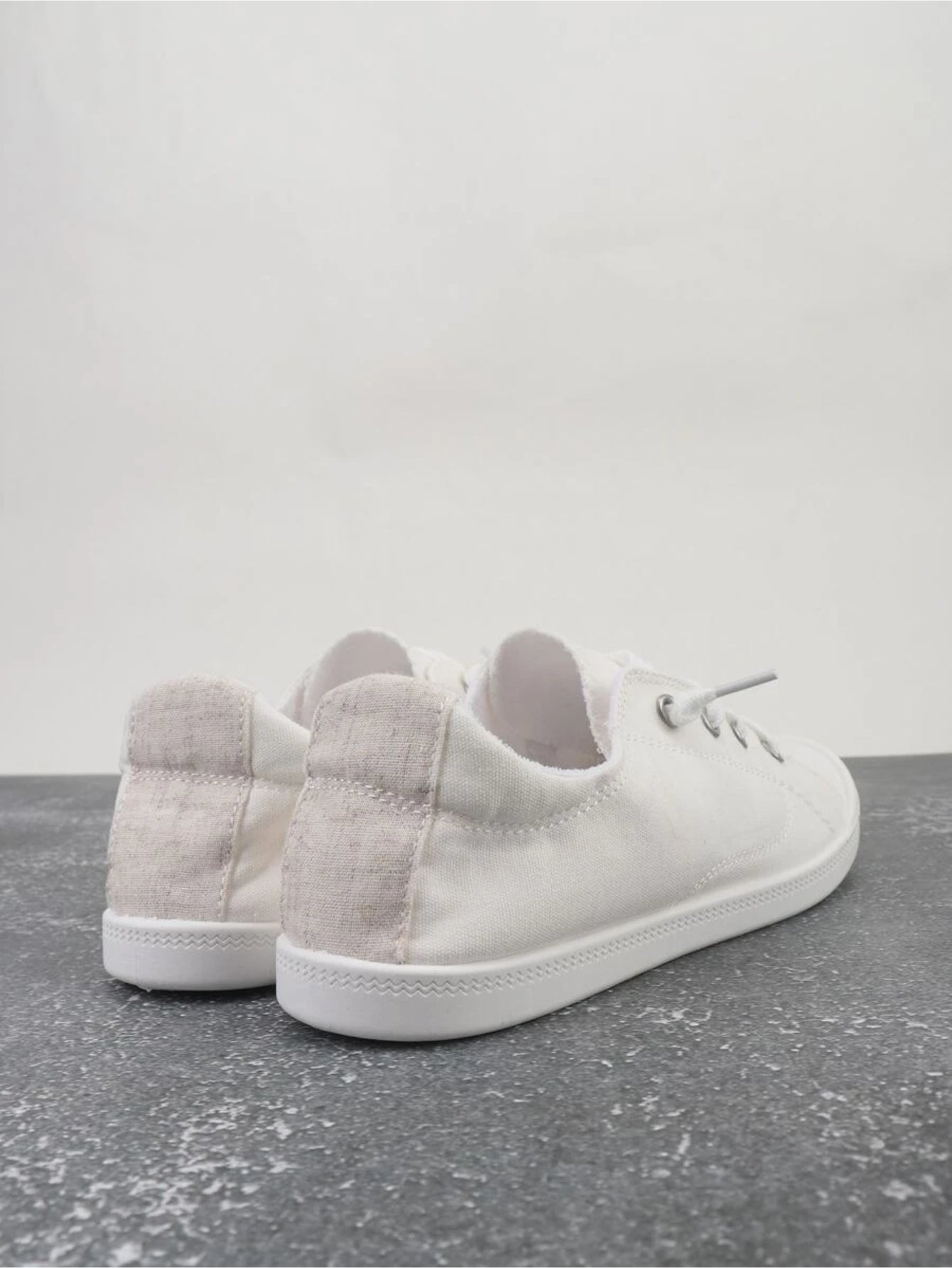 Front Lace Up Casual Canvas Shoes