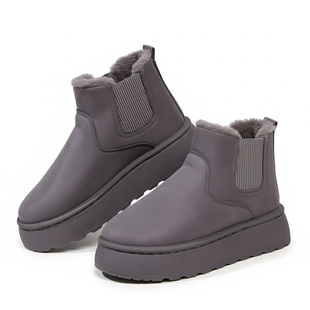 Soft Wool Lined Comfy Boots