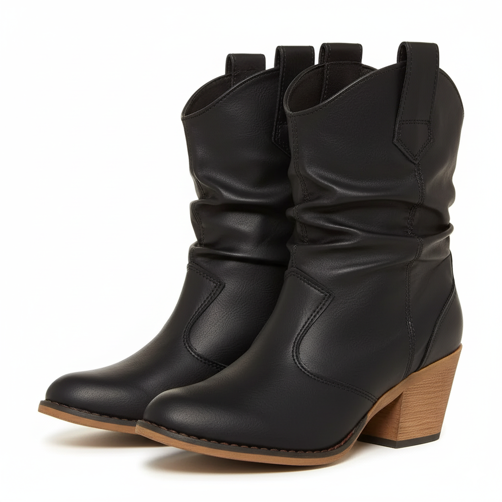 Boot With Pull Up Tabs