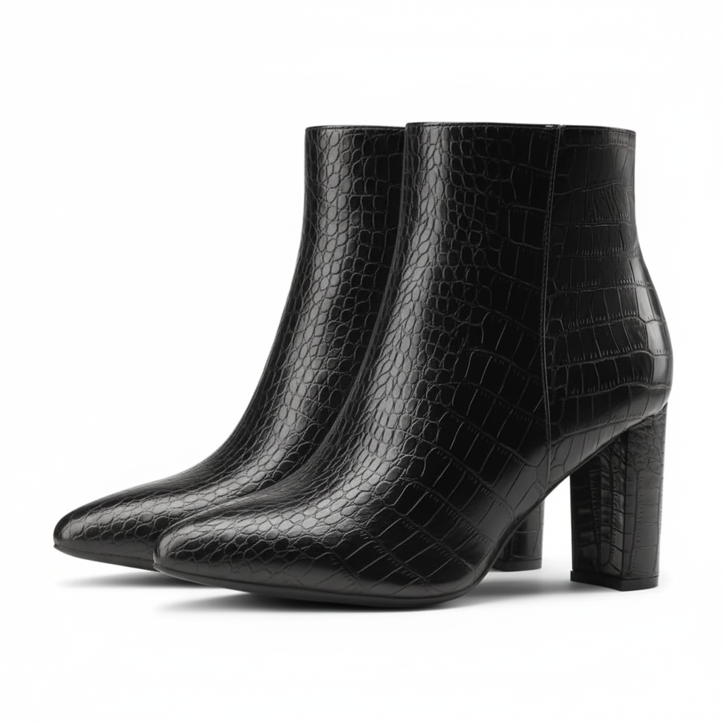 Textured Designer Boots