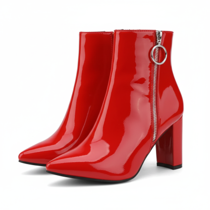 Pointed Pattern Boots