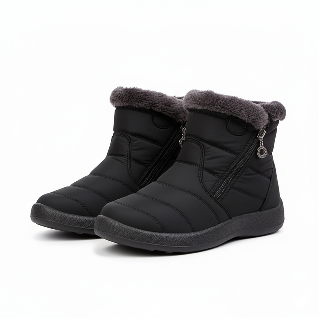 Waterproof Winter Zippier Ankle Boots