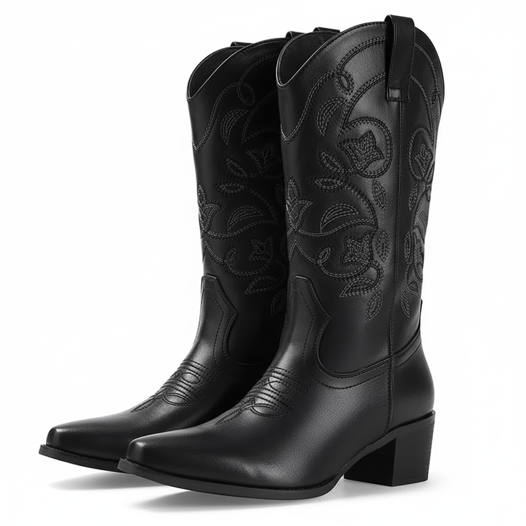 Casual Lace Up Cowgirl Boots