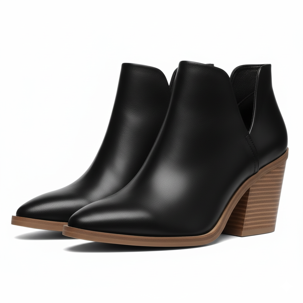 Elegant Pointed Patterned Boots