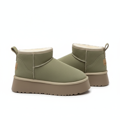 Winter Women Short Plush Warm Snow Boots