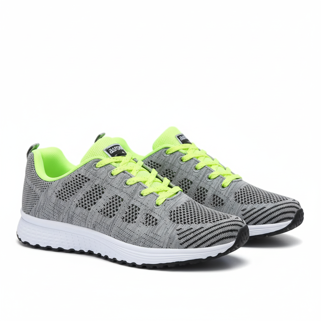 Breathable Walking Mesh Flat Shoes