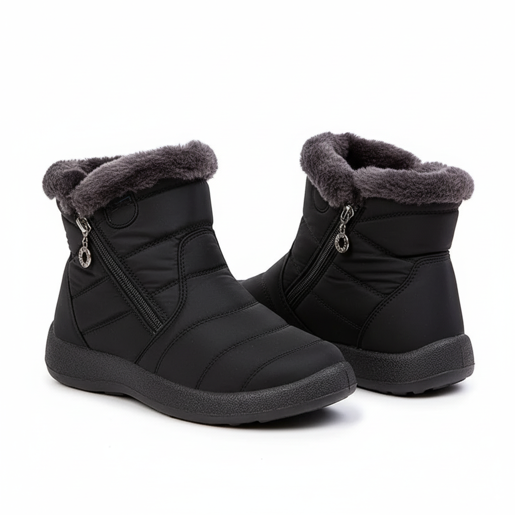 Waterproof Winter Zippier Ankle Boots