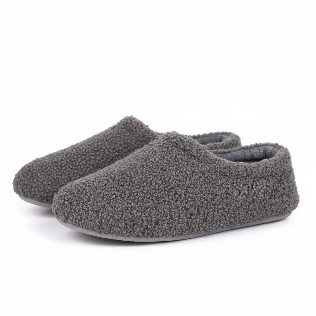 Plush Fur Memory Foam Loafer Slippers