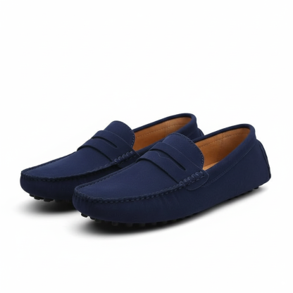 Lightweight Slip On Leather Loafers