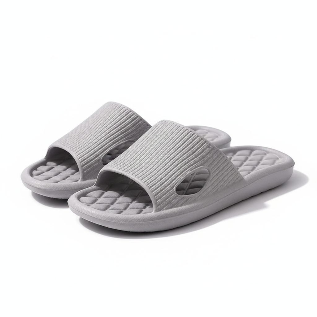 Plain Patterned Flip Flops Slippers