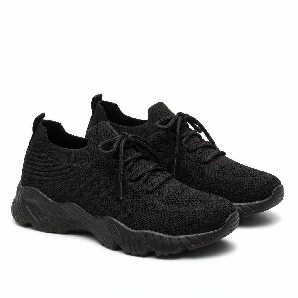 Lace Up Casual Style Sneakers