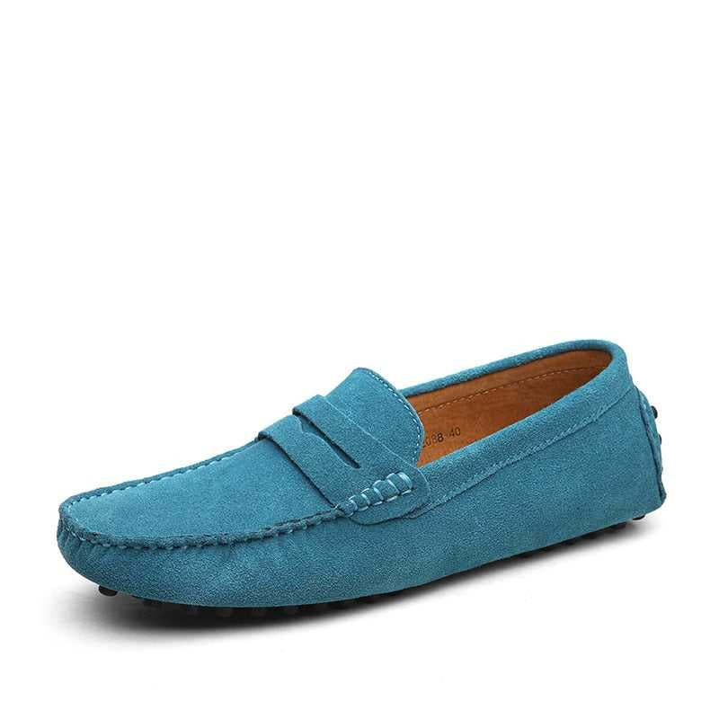 Lightweight Slip On Leather Loafers