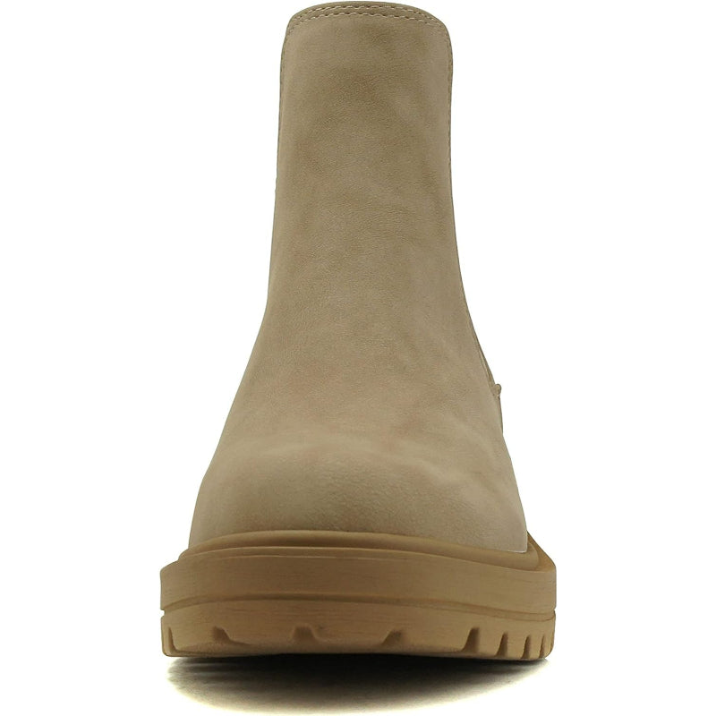 Low Zip Up Lug Sole Shoe