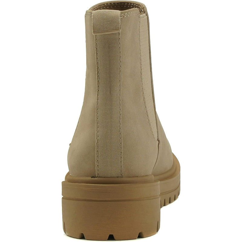 Low Zip Up Lug Sole Shoe