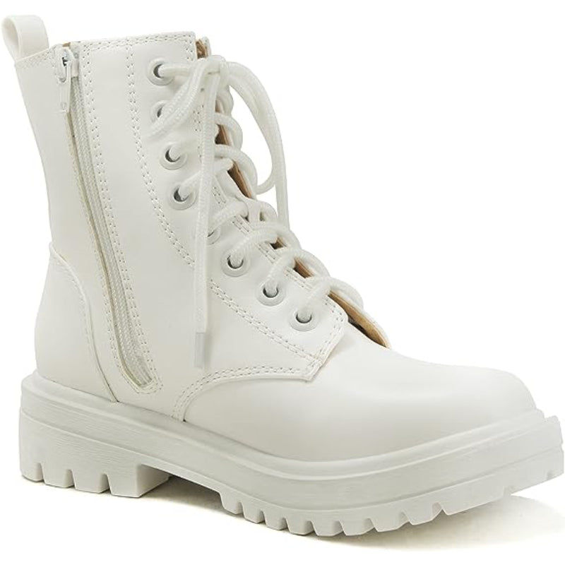 Lug Sole Lace Up Boots