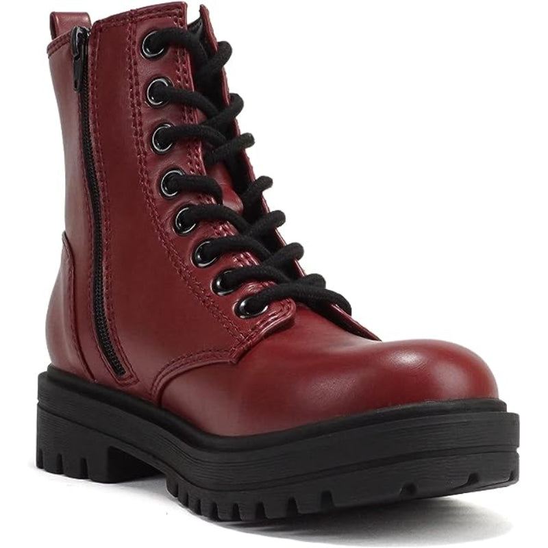 Lug Sole Lace Up Boots