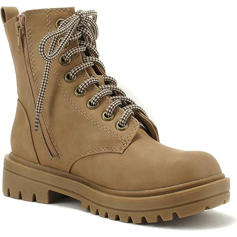 Lug Sole Lace Up Boots