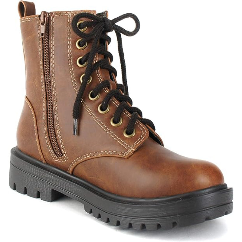 Lug Sole Lace Up Boots