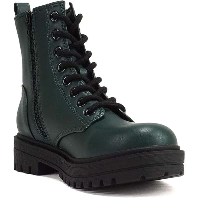Lug Sole Lace Up Boots
