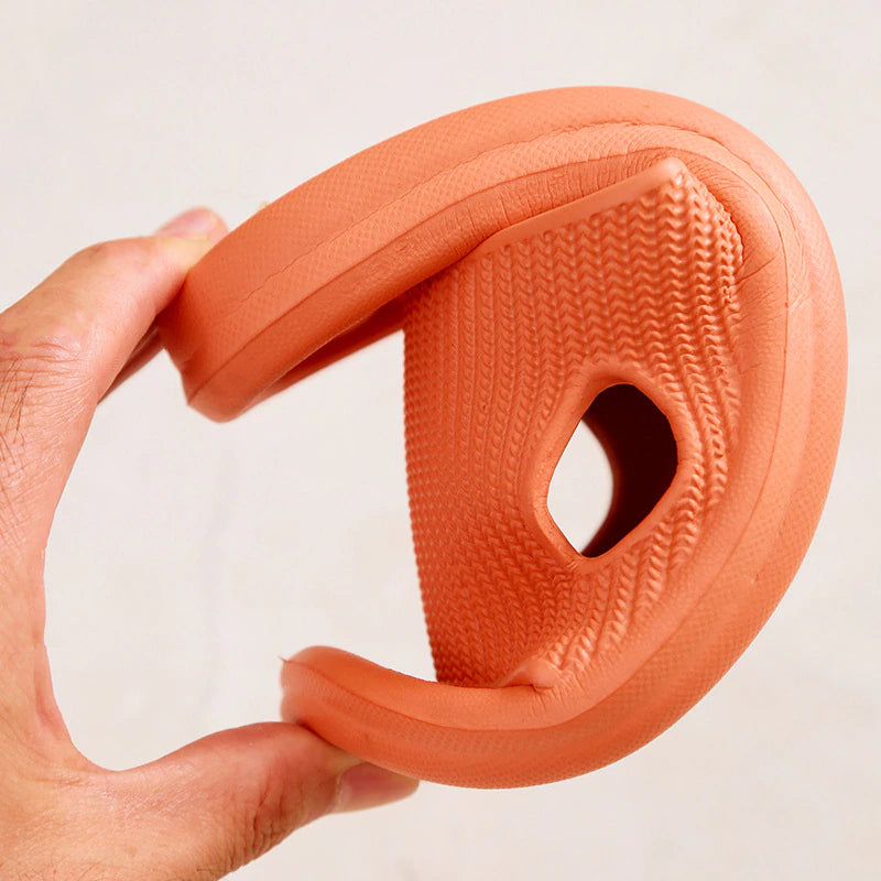 Plain Patterned Flip Flops Slippers