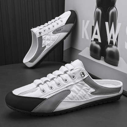 Plain Patterned Half Shoes