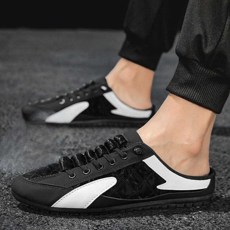 Plain Patterned Half Shoes