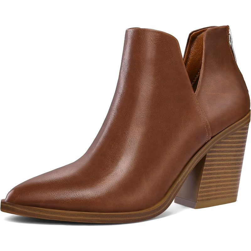 Pointed Patterned Boots