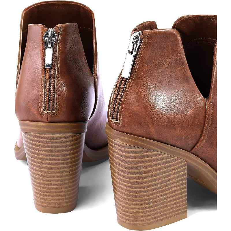 Pointed Patterned Boots