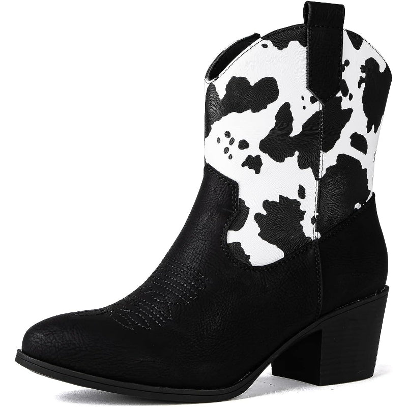 Print Patterned Walking Boots