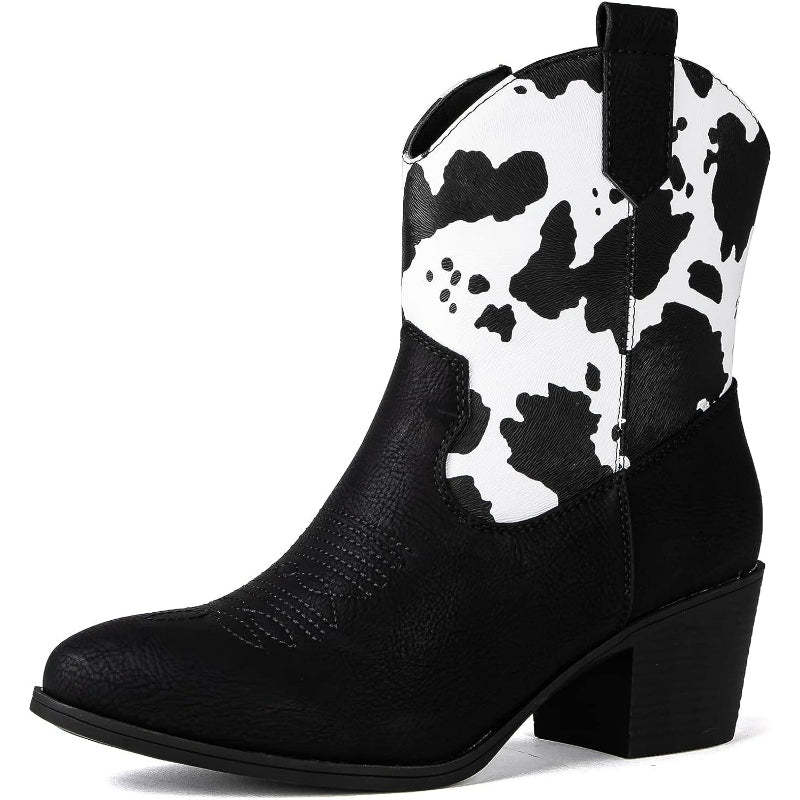 Print Patterned Walking Boots