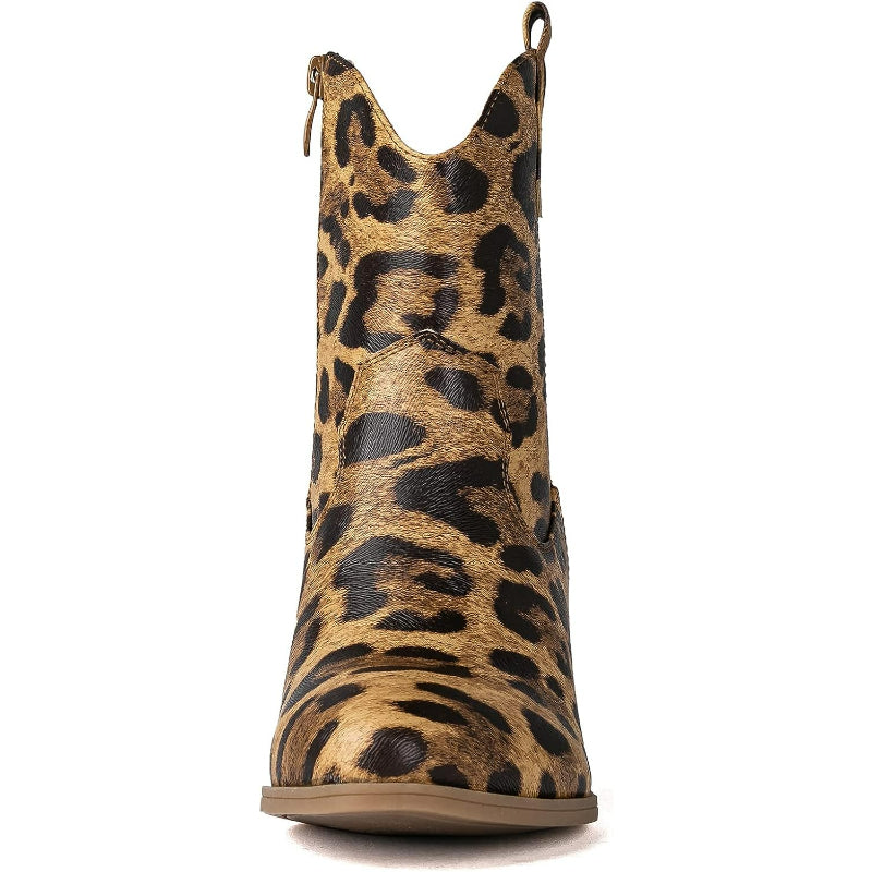 Print Patterned Walking Boots