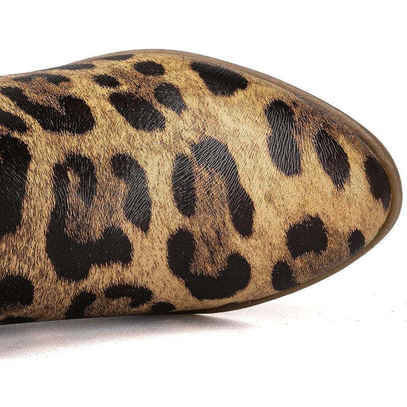 Print Patterned Walking Boots