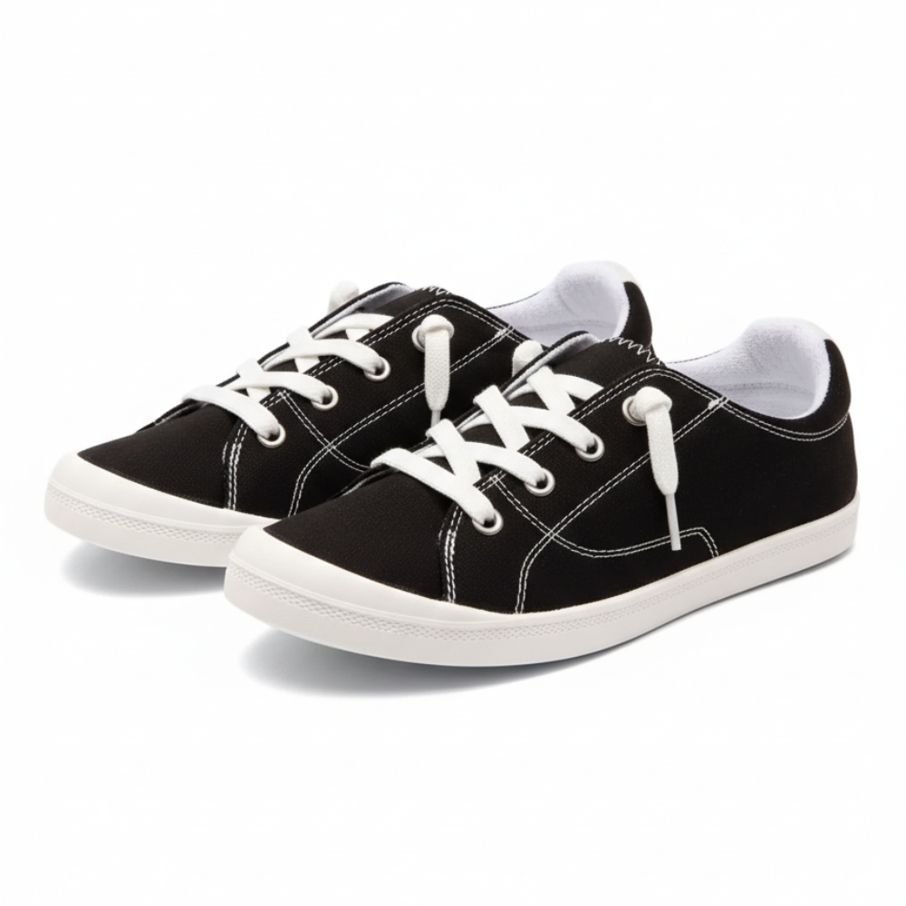 Front Lace Up Casual Canvas Shoes