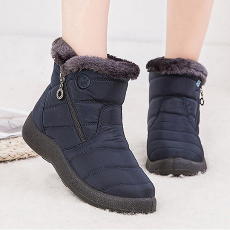 Solid Thick Bottom Ankle Boots