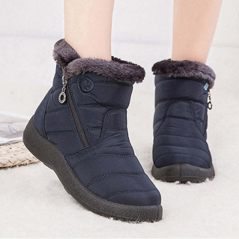 Solid Thick Bottom Ankle Boots