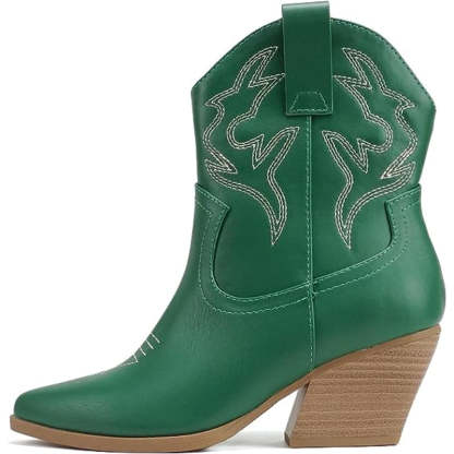 Stitched Pointed Boots