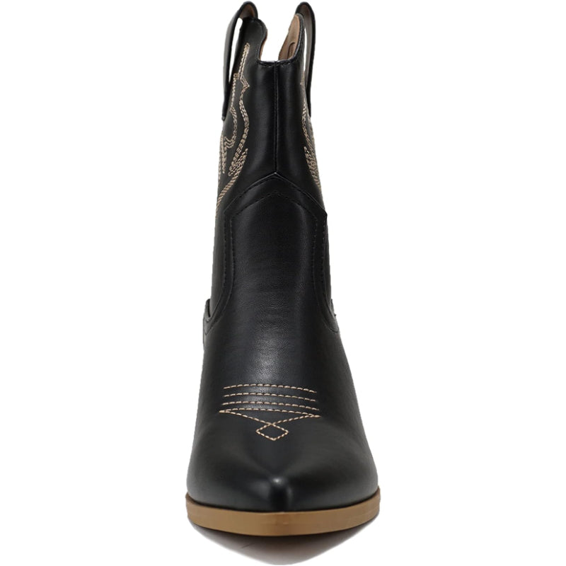 Stitched Pointed Boots