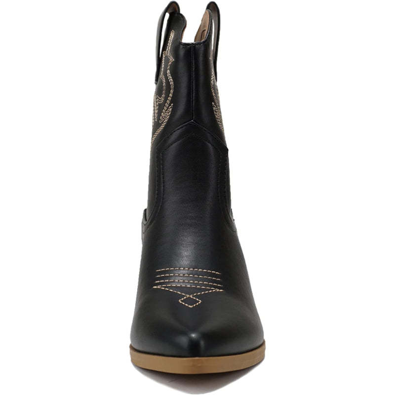 Stitched Pointed Boots