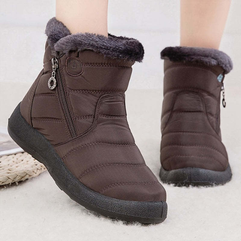 Waterproof Winter Zippier Ankle Boots